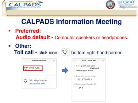 CALPADS Information Meeting