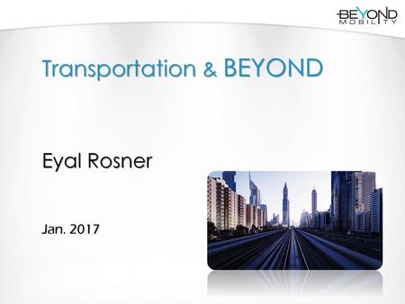 Transportation & BEYOND