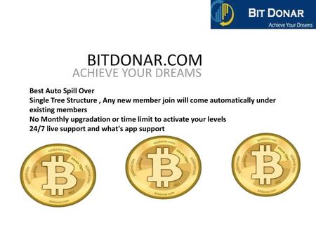 BITDONAR.COM ACHIEVE YOUR DREAMS Best Auto Spill Over