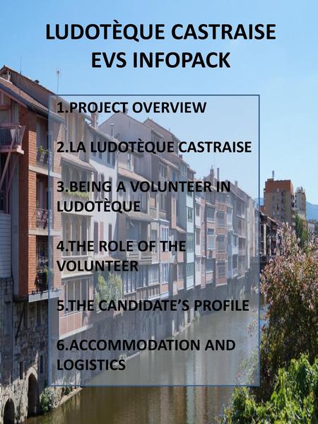 LUDOTÈQUE CASTRAISE EVS INFOPACK