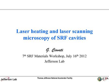 Laser heating and laser scanning microscopy of SRF cavities