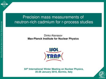 Precision mass measurements of