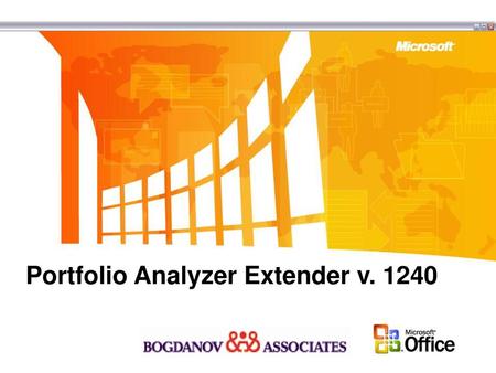 Portfolio Analyzer Extender v. 1240