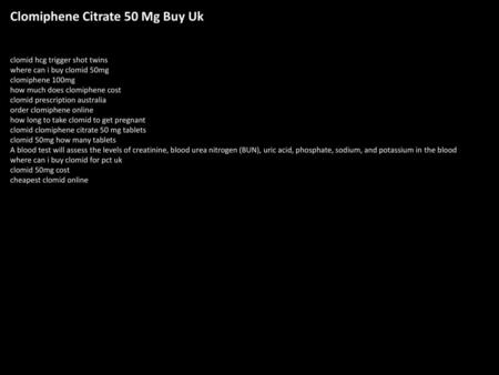 Clomiphene Citrate 50 Mg Buy Uk