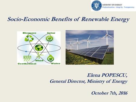 Socio-Economic Benefits of Renewable Energy