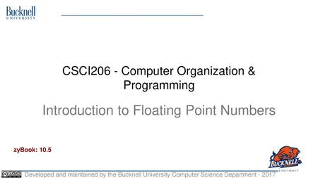 CSCI206 - Computer Organization & Programming