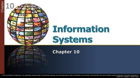 10 Information Systems Chapter 10.