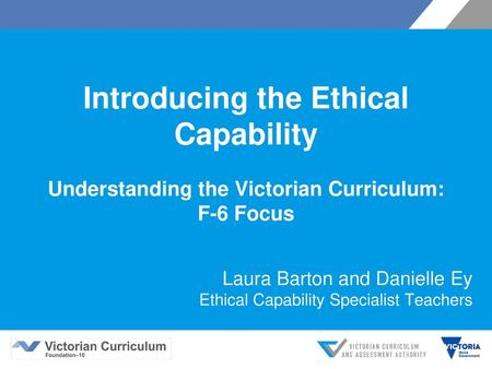 Introducing the Ethical Capability