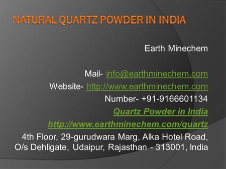 Earth Minechem Mail- Website-  Number