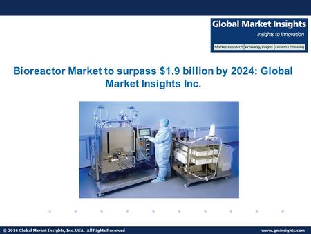 © 2016 Global Market Insights, Inc. USA. All Rights Reserved  Fuel Cell Market size worth $25.5bn by 2024 Bioreactor Market to surpass.