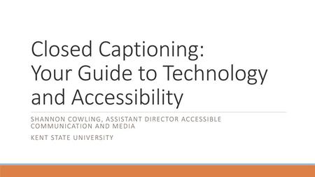 Closed Captioning: Your Guide to Technology and Accessibility