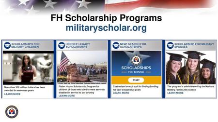 FH Scholarship Programs militaryscholar.org