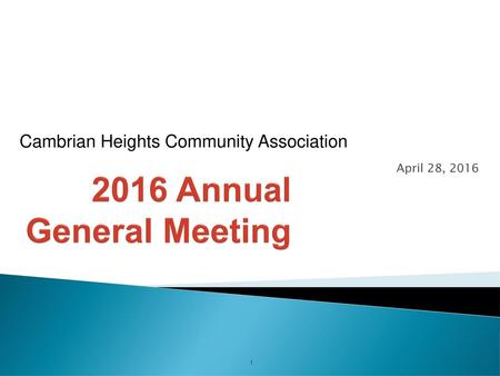 2016 Annual General Meeting