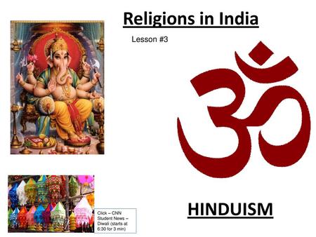 Religions in India HINDUISM