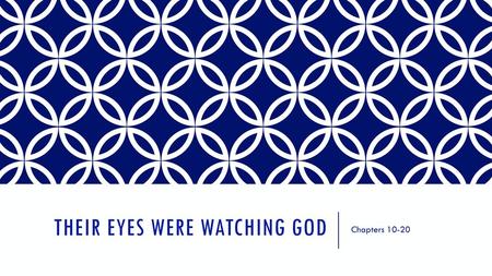 Their eyes were watching god