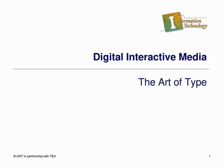 Digital Interactive Media