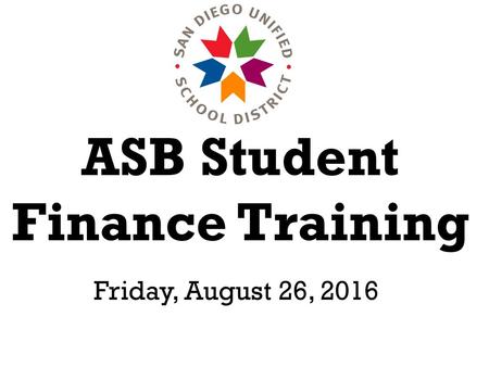 ASB Student Finance Training