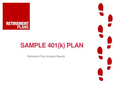 Retirement Plan Analysis Results