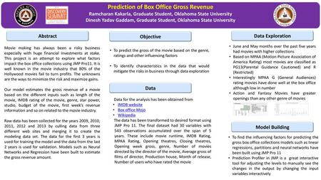 Prediction of Box Office Gross Revenue