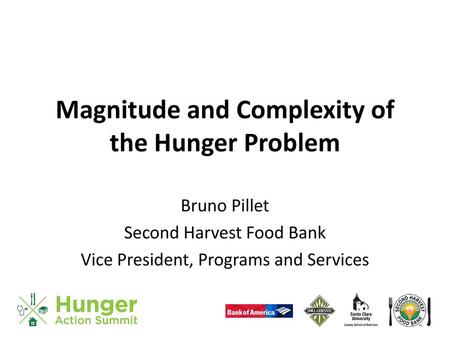 Magnitude and Complexity of the Hunger Problem