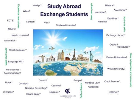 Study Abroad Exchange Students