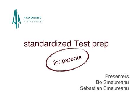 standardized Test prep