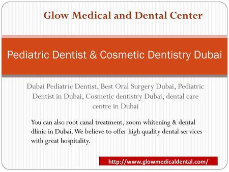 Pediatric Dentist & Cosmetic Dentistry Dubai