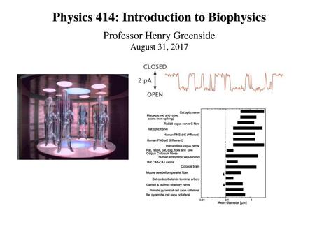 Today’s groups. Physics 414: Introduction to Biophysics Professor Henry Greenside August 31, 2017.