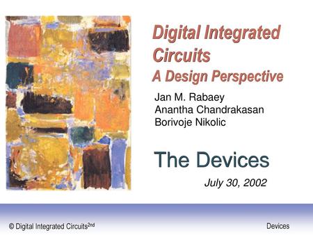 Digital Integrated Circuits A Design Perspective