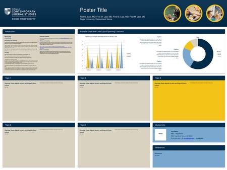 Poster Title First M. Last, MD; First M. Last, MD; First M