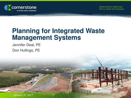 Planning for Integrated Waste Management Systems