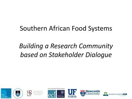 Trends and drivers of change in southern African food systems