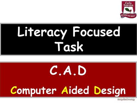 Literacy Focused Task C.A.D