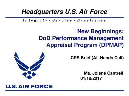 DoD Performance Management Appraisal Program (DPMAP)