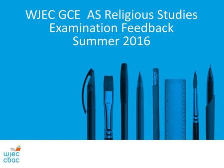 WJEC GCE AS Religious Studies