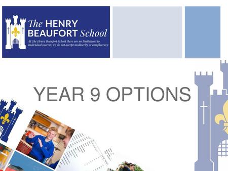 YEAR 9 OPTIONS.