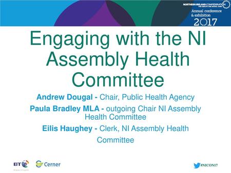 Engaging with the NI Assembly Health Committee