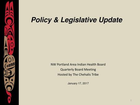 Policy & Legislative Update