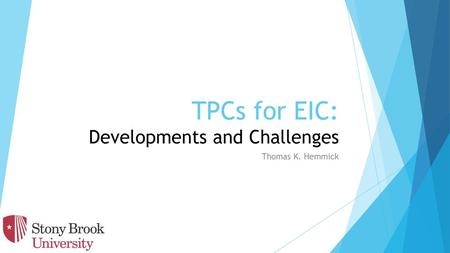 TPCs for EIC: Developments and Challenges