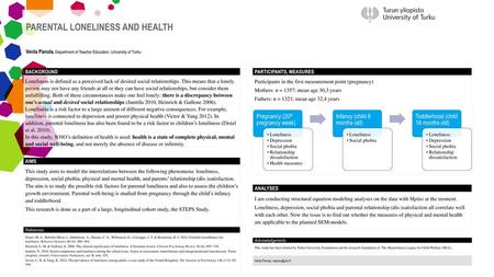 PARENTAL LONELINESS AND HEALTH