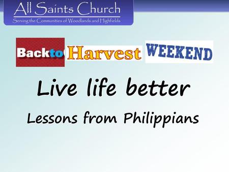 Lessons from Philippians