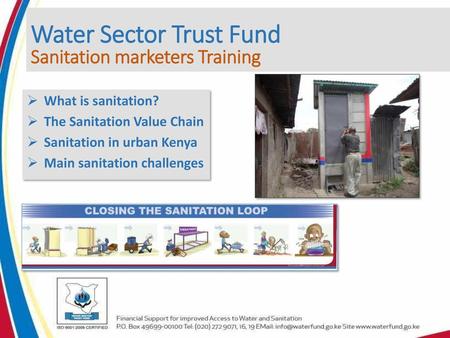 Water Sector Trust Fund