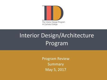 Interior Design/Architecture Program