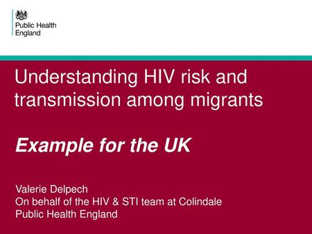 Understanding HIV risk and transmission among migrants