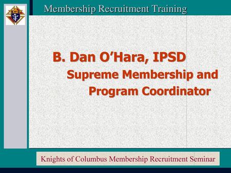 Membership Recruitment Training