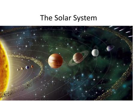 The Solar System.