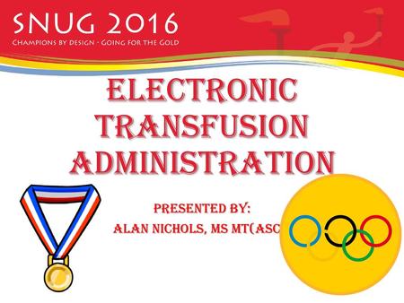 Electronic Transfusion Administration