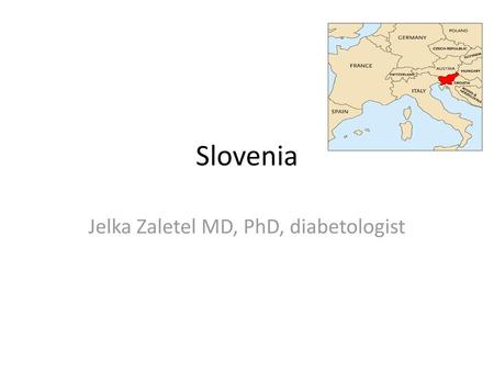 Jelka Zaletel MD, PhD, diabetologist