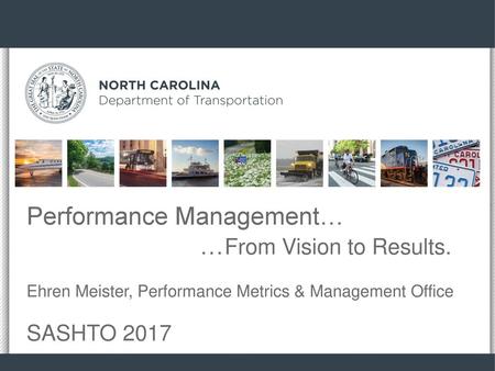 Performance Management… …From Vision to Results.