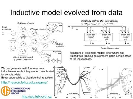 Inductive model evolved from data